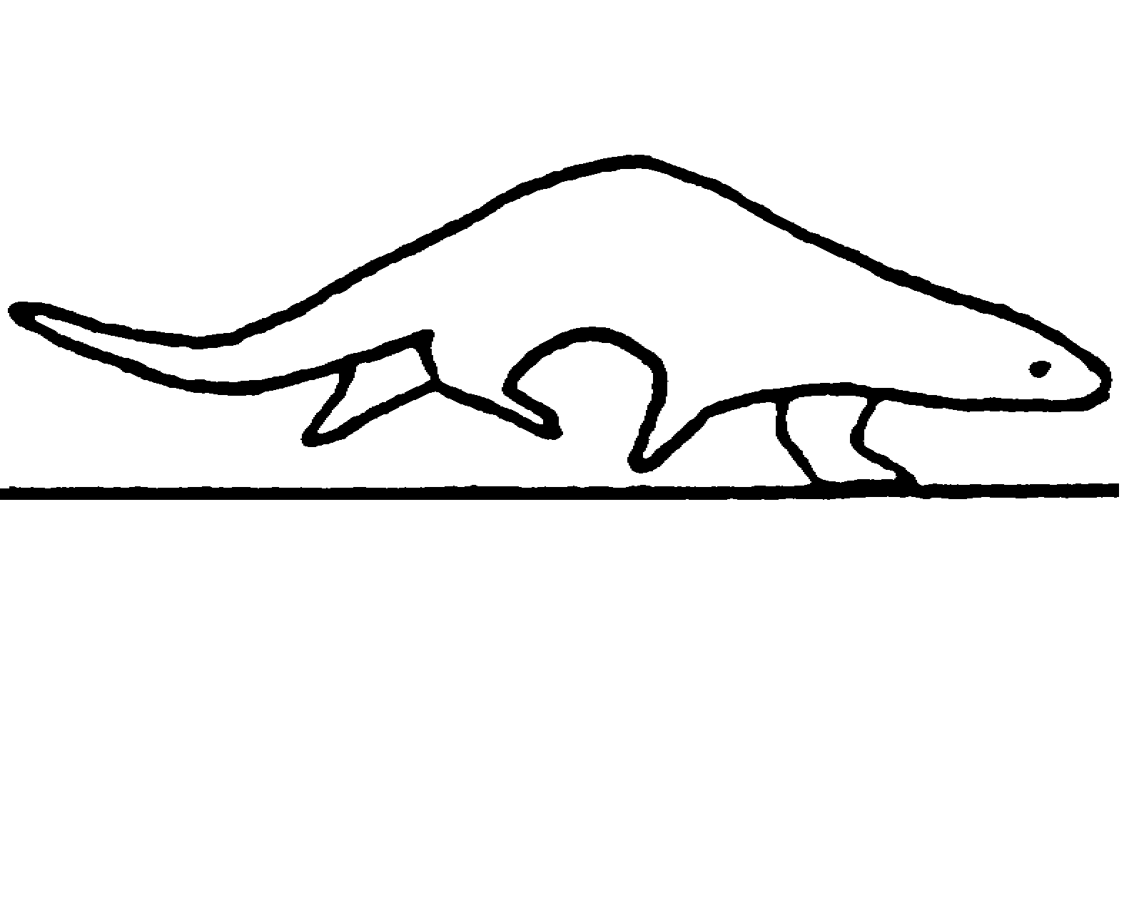 Note the characteristic hump-backed gait Animation of Otter running